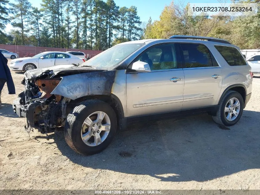 2008 GMC Acadia Slt-1 VIN: 1GKER23708J253264 Lot: 40661209