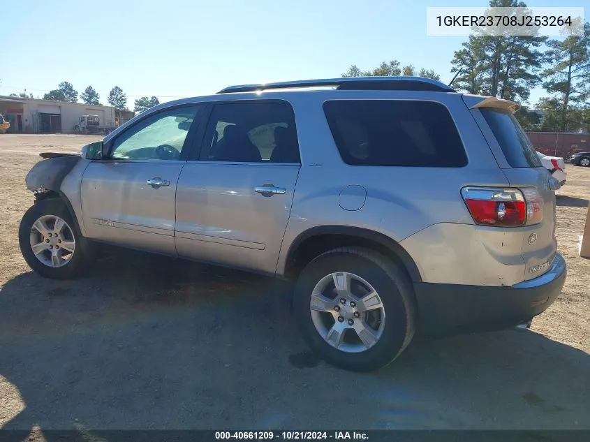 2008 GMC Acadia Slt-1 VIN: 1GKER23708J253264 Lot: 40661209