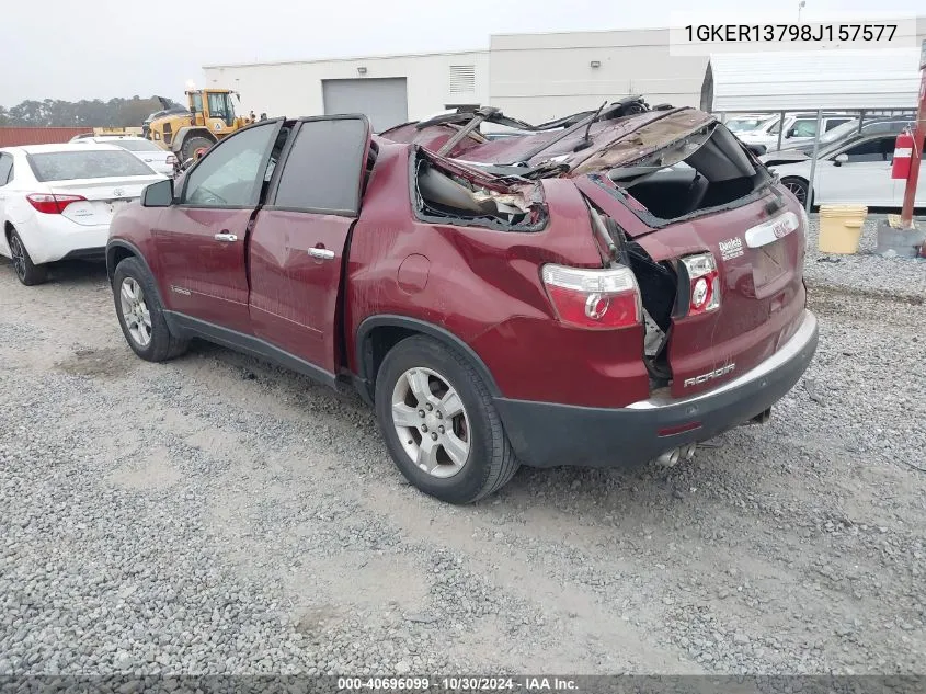 2008 GMC Acadia Sle-1 VIN: 1GKER13798J157577 Lot: 40696099