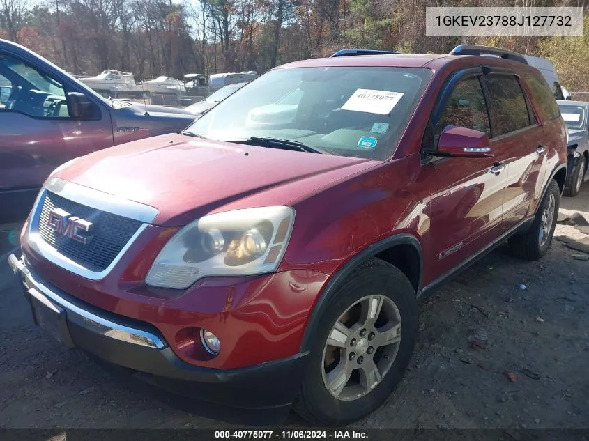 2008 GMC Acadia Slt-1 VIN: 1GKEV23788J127732 Lot: 40775077