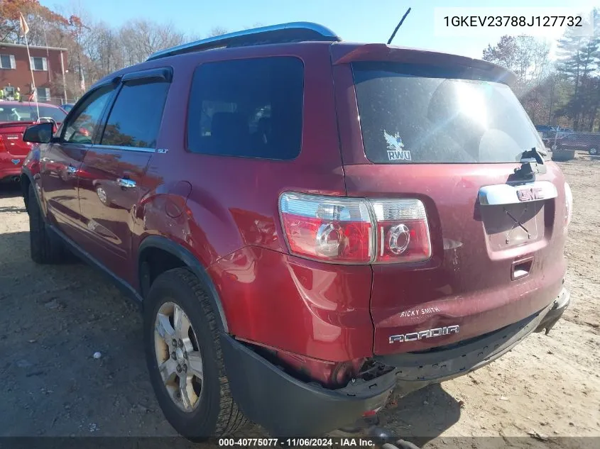 2008 GMC Acadia Slt-1 VIN: 1GKEV23788J127732 Lot: 40775077