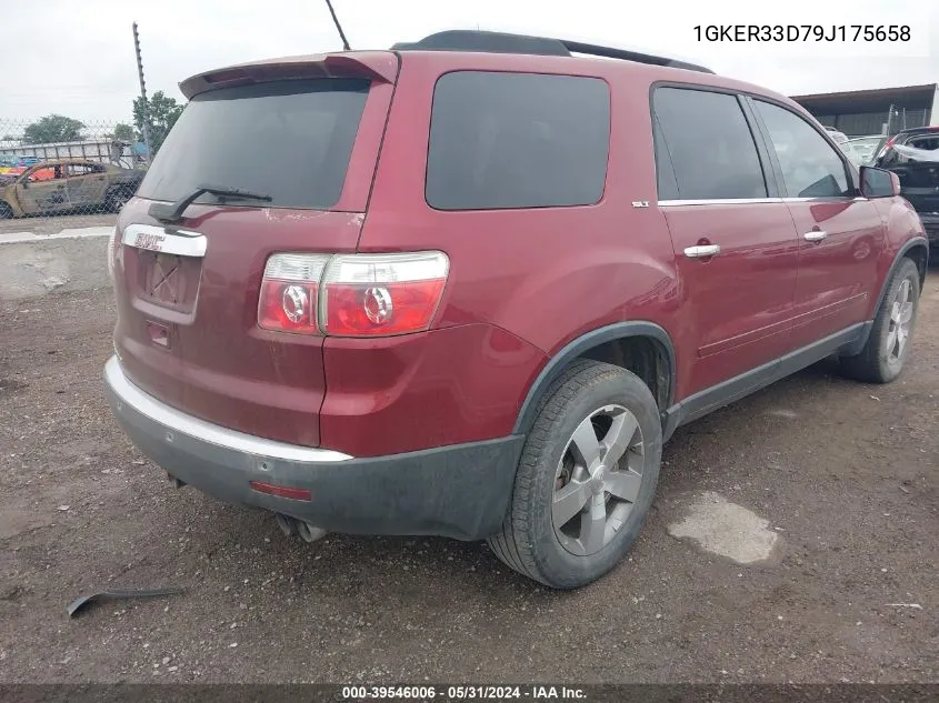 2009 GMC Acadia Slt-2 VIN: 1GKER33D79J175658 Lot: 39546006