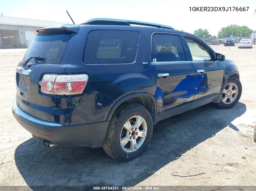 2009 GMC Acadia Slt-1 VIN: 1GKER23DX9J176667 Lot: 39754331