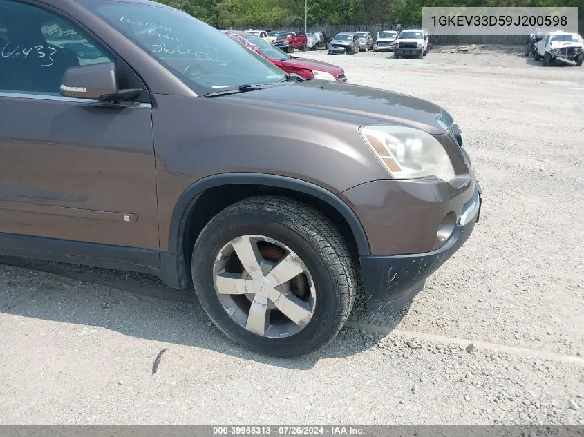 1GKEV33D59J200598 2009 GMC Acadia Slt-2