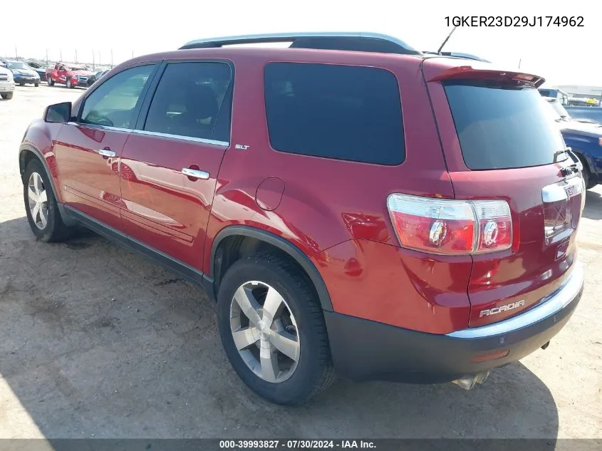 1GKER23D29J174962 2009 GMC Acadia Slt-1