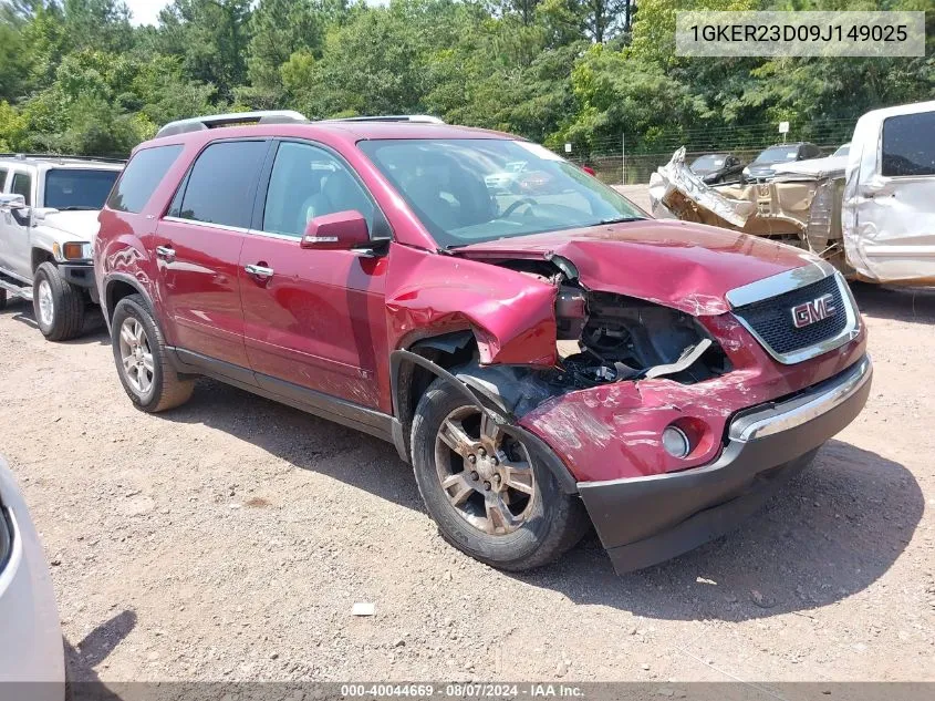 1GKER23D09J149025 2009 GMC Acadia Slt-1