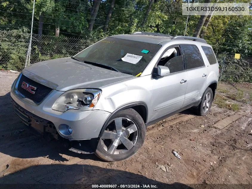 2009 GMC Acadia Slt-2 VIN: 1GKER33D59J160530 Lot: 40089607