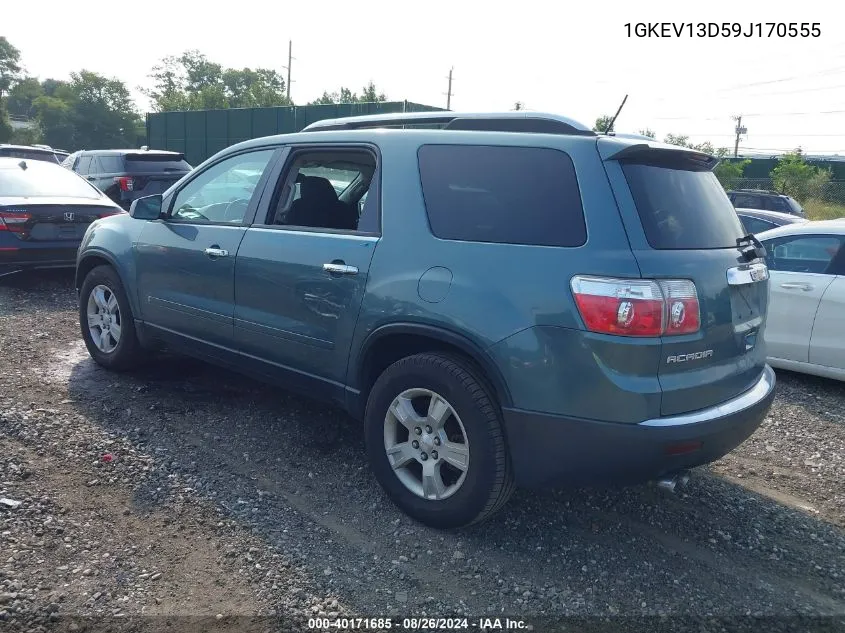 1GKEV13D59J170555 2009 GMC Acadia Sle-1