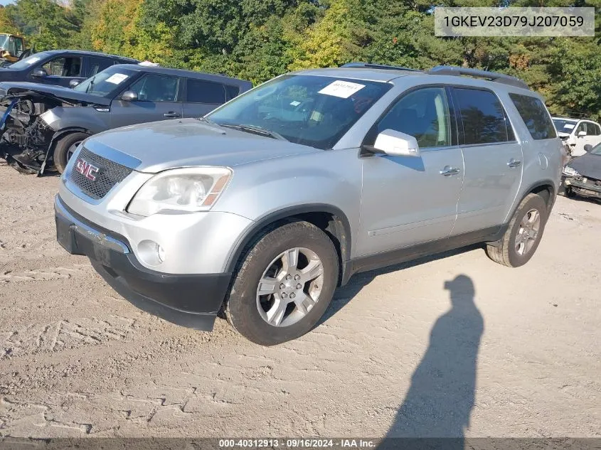 2009 GMC Acadia Slt-1 VIN: 1GKEV23D79J207059 Lot: 40312913