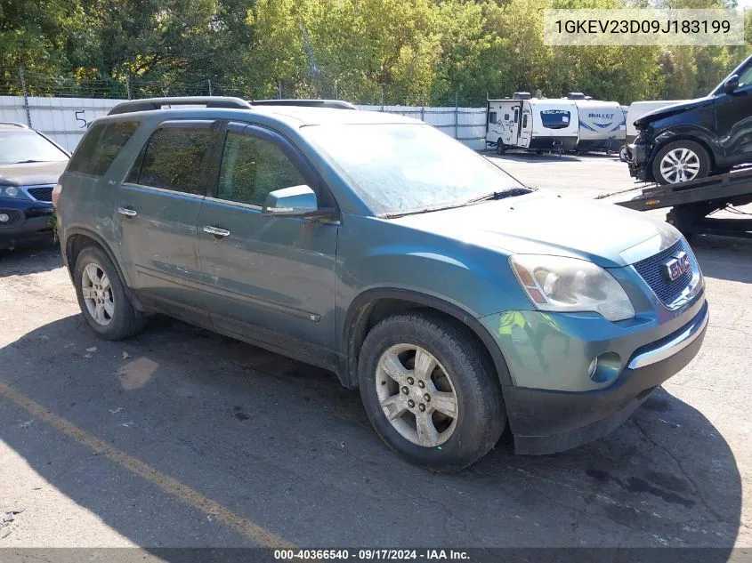 1GKEV23D09J183199 2009 GMC Acadia Slt-1