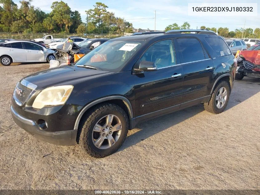 2009 GMC Acadia Slt-1 VIN: 1GKER23DX9J180332 Lot: 40620636