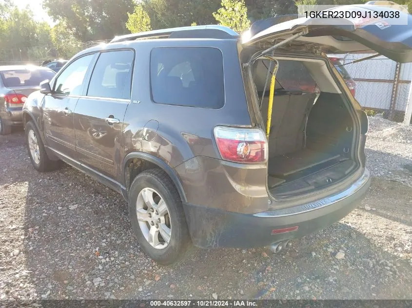 1GKER23D09J134038 2009 GMC Acadia Slt-1