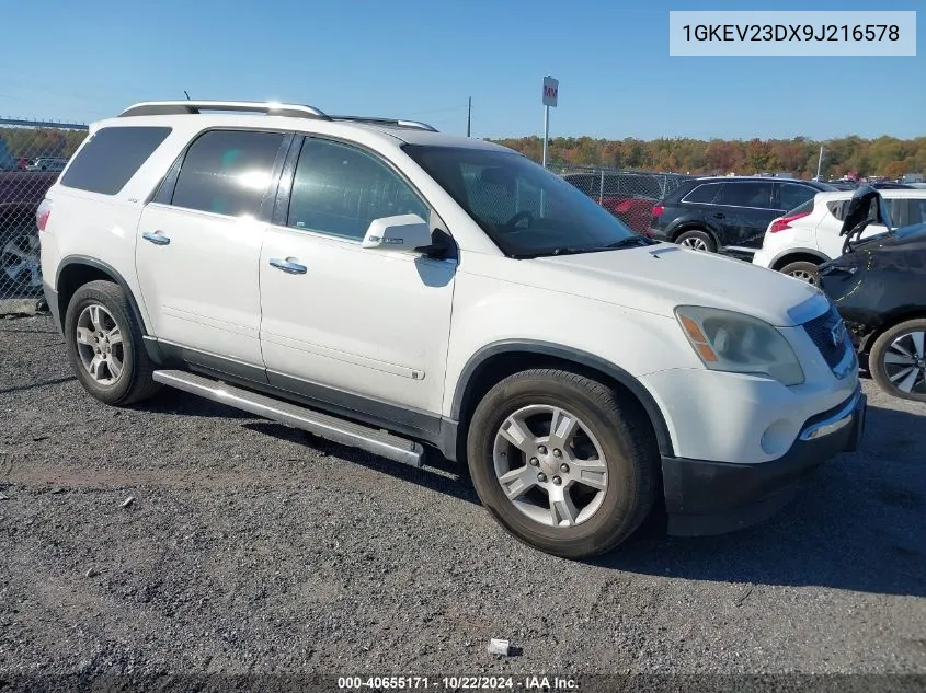 1GKEV23DX9J216578 2009 GMC Acadia Slt-1