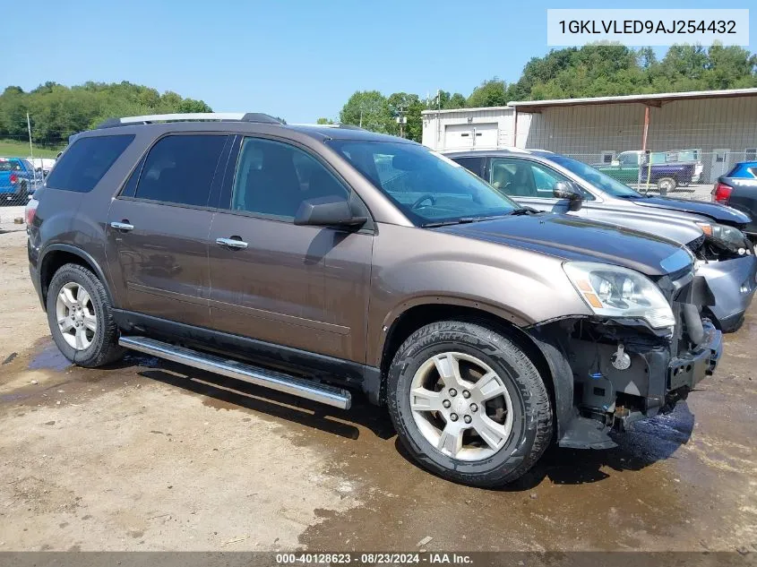 2010 GMC Acadia Sle VIN: 1GKLVLED9AJ254432 Lot: 40128623