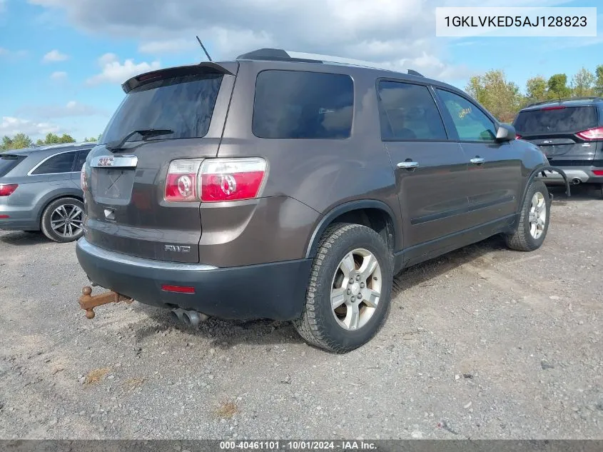 2010 GMC Acadia Sl VIN: 1GKLVKED5AJ128823 Lot: 40461101