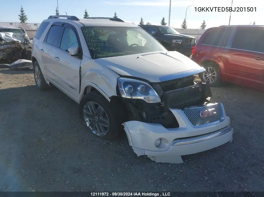 2011 GMC Acadia VIN: 1GKKVTED5BJ201501 Lot: 12111972