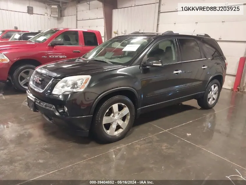 1GKKVRED8BJ203925 2011 GMC Acadia Slt-1