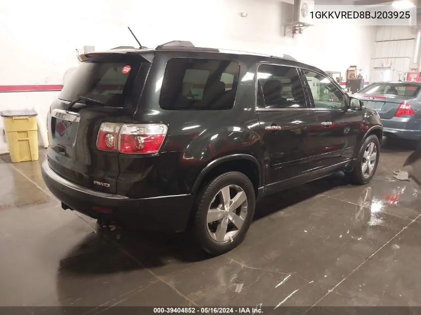 1GKKVRED8BJ203925 2011 GMC Acadia Slt-1