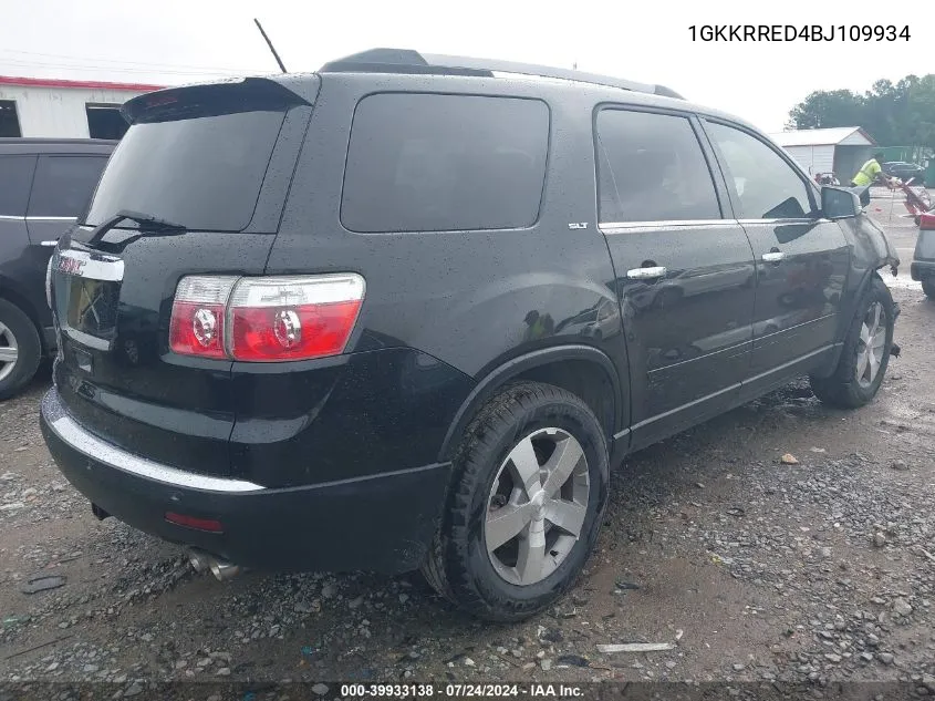 1GKKRRED4BJ109934 2011 GMC Acadia Slt-1