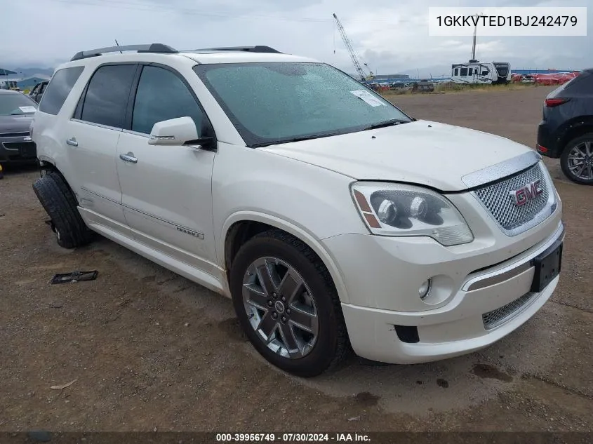 1GKKVTED1BJ242479 2011 GMC Acadia Denali