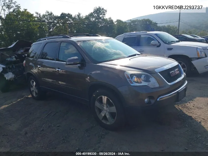 2011 GMC Acadia Slt-1 VIN: 1GKKVRED6BJ293737 Lot: 40199330