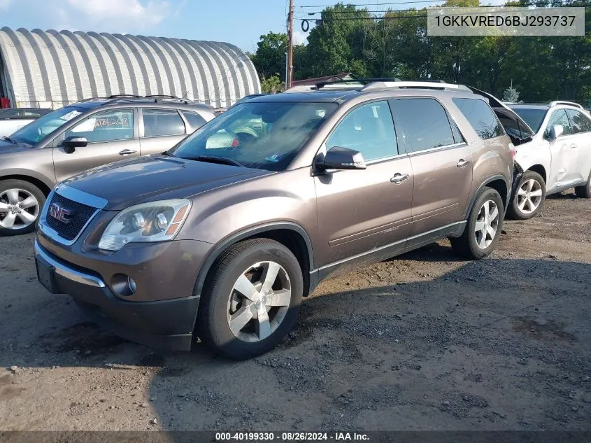 2011 GMC Acadia Slt-1 VIN: 1GKKVRED6BJ293737 Lot: 40199330