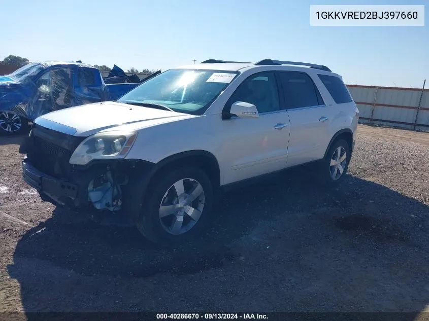 1GKKVRED2BJ397660 2011 GMC Acadia Slt-1