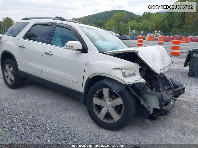 2011 GMC Acadia Slt-1 VIN: 1GKKVRED0BJ396782 Lot: 40297218