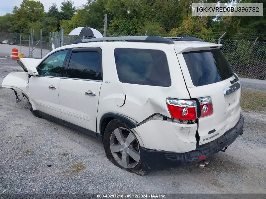 2011 GMC Acadia Slt-1 VIN: 1GKKVRED0BJ396782 Lot: 40297218