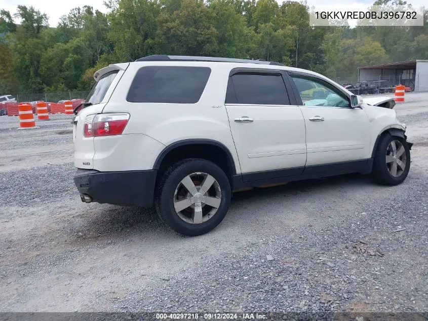 2011 GMC Acadia Slt-1 VIN: 1GKKVRED0BJ396782 Lot: 40297218