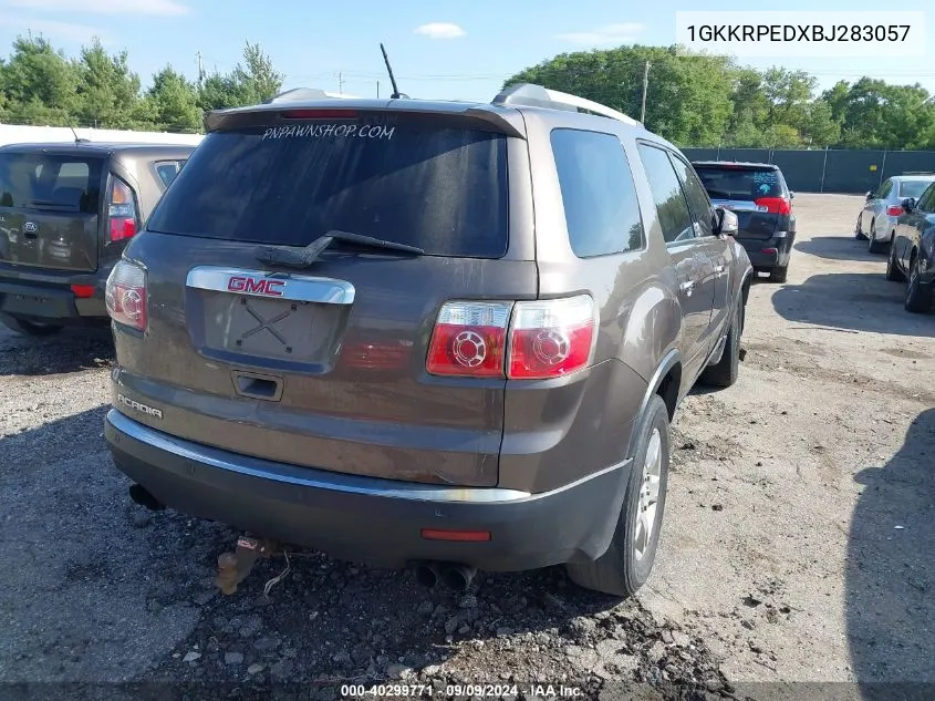 2011 GMC Acadia Sle VIN: 1GKKRPEDXBJ283057 Lot: 40299771