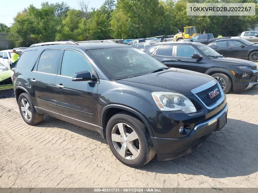 1GKKVRED2BJ202267 2011 GMC Acadia Slt-1