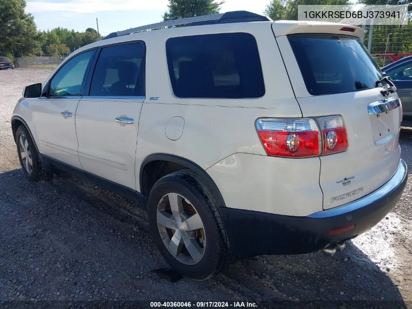 2011 GMC Acadia Slt-2 VIN: 1GKKRSED6BJ373941 Lot: 40360046