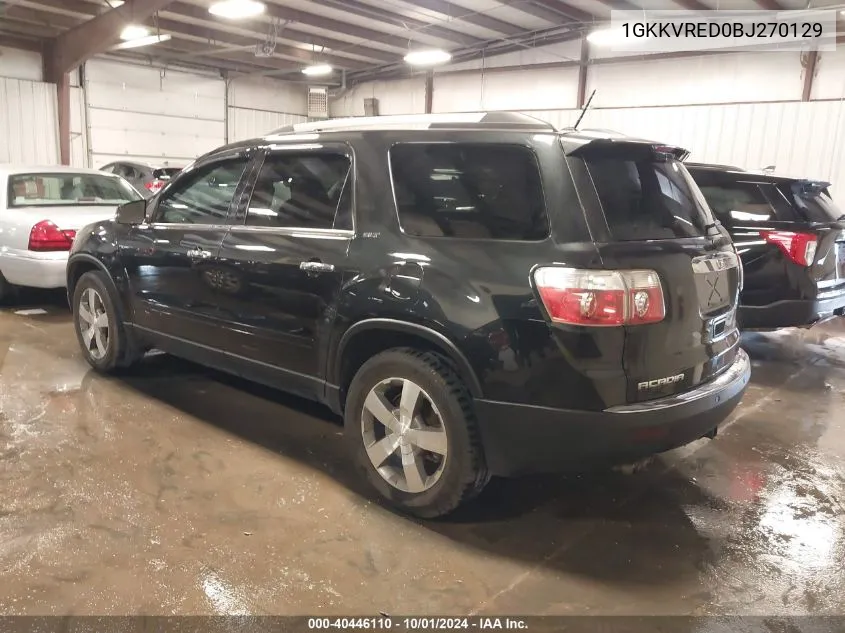 2011 GMC Acadia Slt-1 VIN: 1GKKVRED0BJ270129 Lot: 40446110