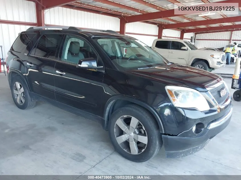 2011 GMC Acadia Slt-2 VIN: 1GKKVSED1BJ251225 Lot: 40473905