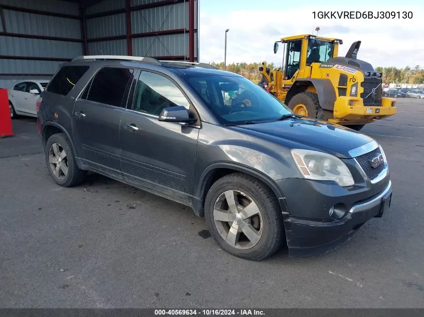 1GKKVRED6BJ309130 2011 GMC Acadia Slt-1