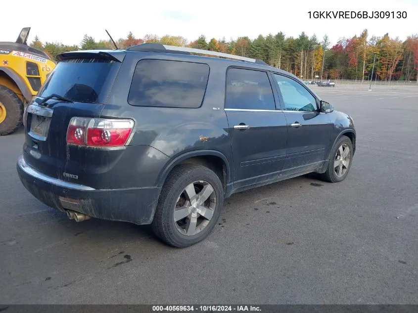 1GKKVRED6BJ309130 2011 GMC Acadia Slt-1