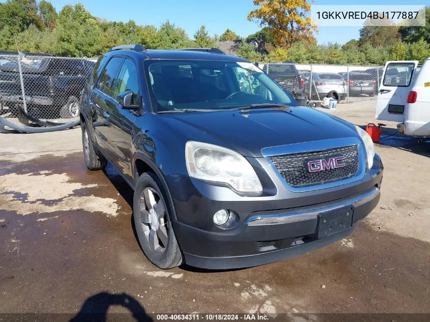 1GKKVRED4BJ177887 2011 GMC Acadia Slt-1