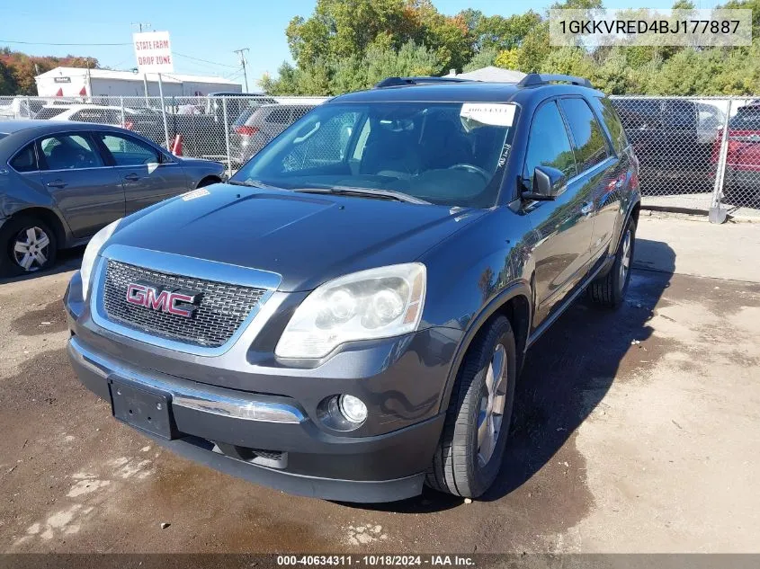 1GKKVRED4BJ177887 2011 GMC Acadia Slt-1