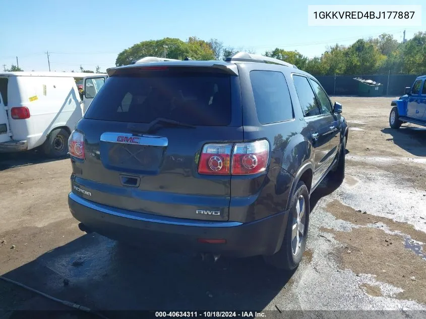 1GKKVRED4BJ177887 2011 GMC Acadia Slt-1