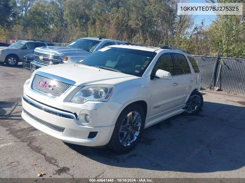 1GKKVTED7BJ275325 2011 GMC Acadia Denali