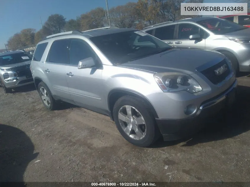 2011 GMC Acadia Slt-1 VIN: 1GKKVRED8BJ163488 Lot: 40676900