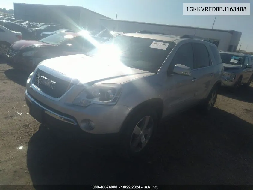 2011 GMC Acadia Slt-1 VIN: 1GKKVRED8BJ163488 Lot: 40676900