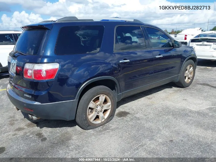 2011 GMC Acadia Sle VIN: 1GKKVPED8BJ282713 Lot: 40687944