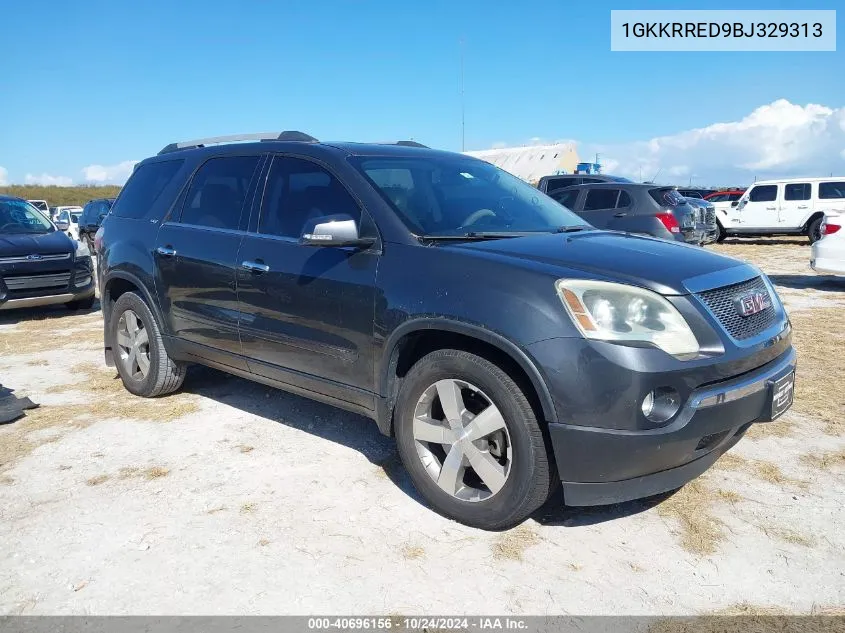 2011 GMC Acadia Slt-1 VIN: 1GKKRRED9BJ329313 Lot: 40696156