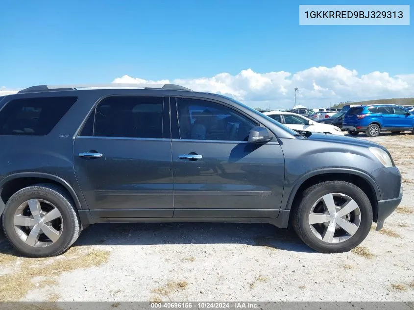 2011 GMC Acadia Slt-1 VIN: 1GKKRRED9BJ329313 Lot: 40696156