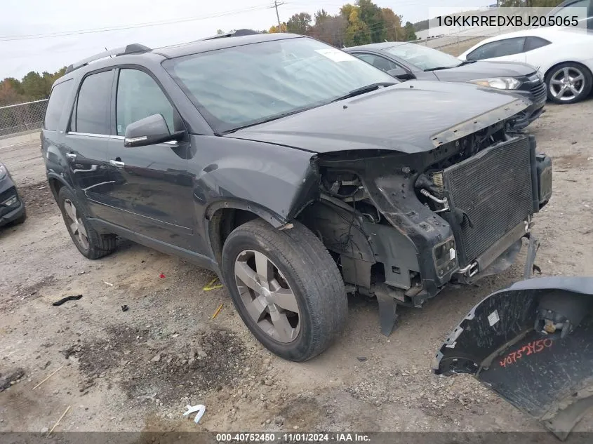 2011 GMC Acadia Slt-1 VIN: 1GKKRREDXBJ205065 Lot: 40752450