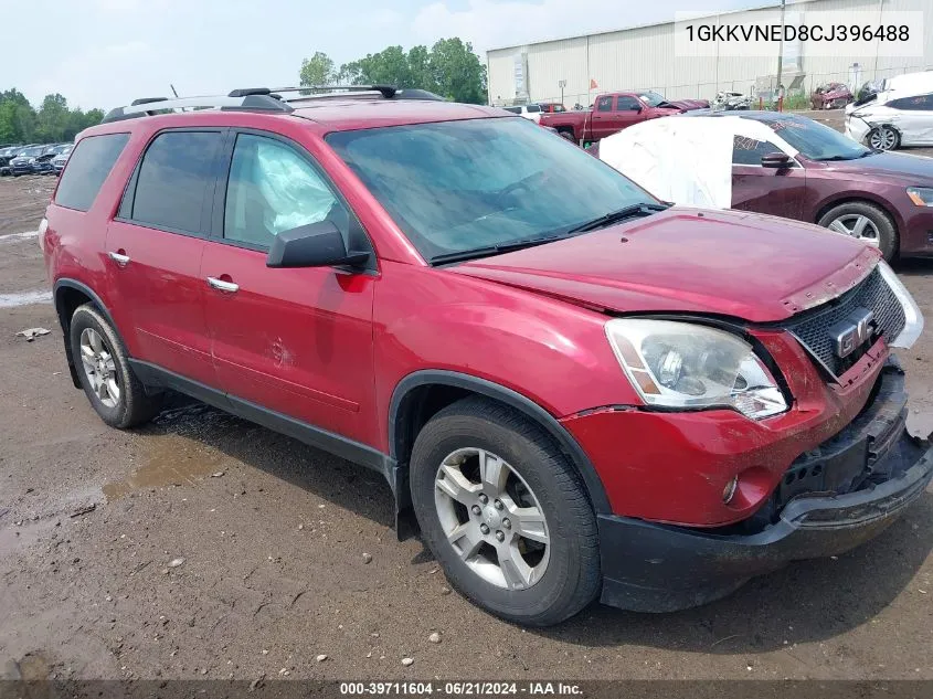 1GKKVNED8CJ396488 2012 GMC Acadia Sl