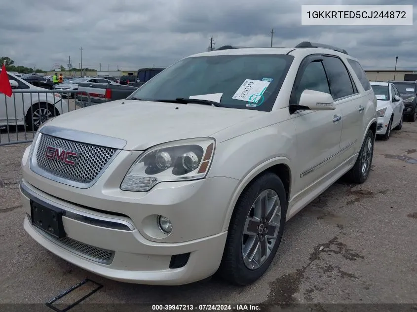 1GKKRTED5CJ244872 2012 GMC Acadia Denali