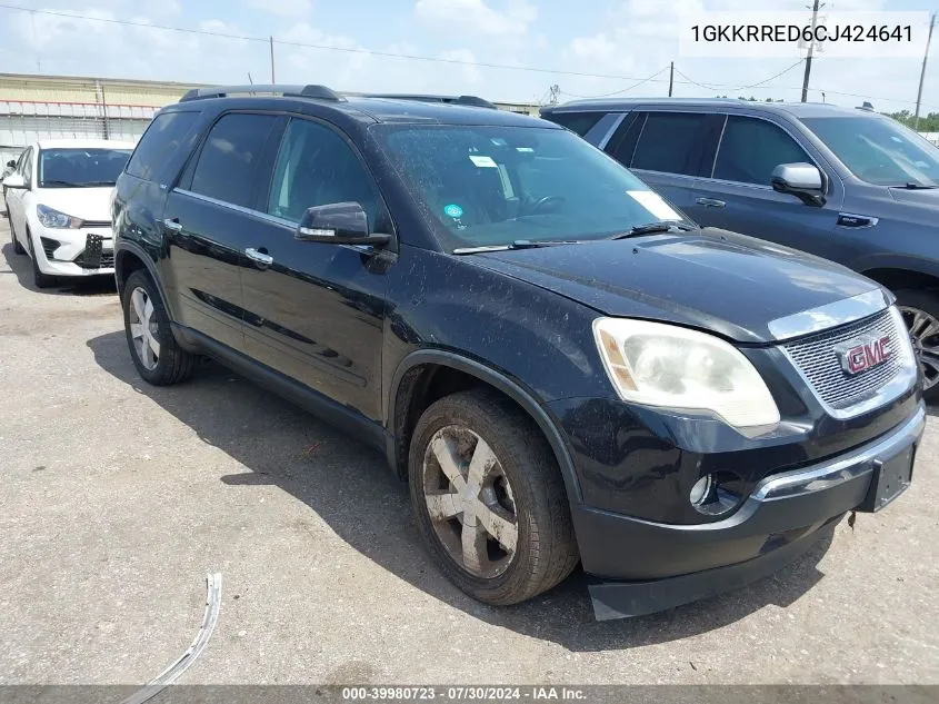 1GKKRRED6CJ424641 2012 GMC Acadia Slt-1